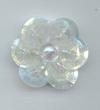 Clear Sequin Flower - Four Layer - Oval Beads